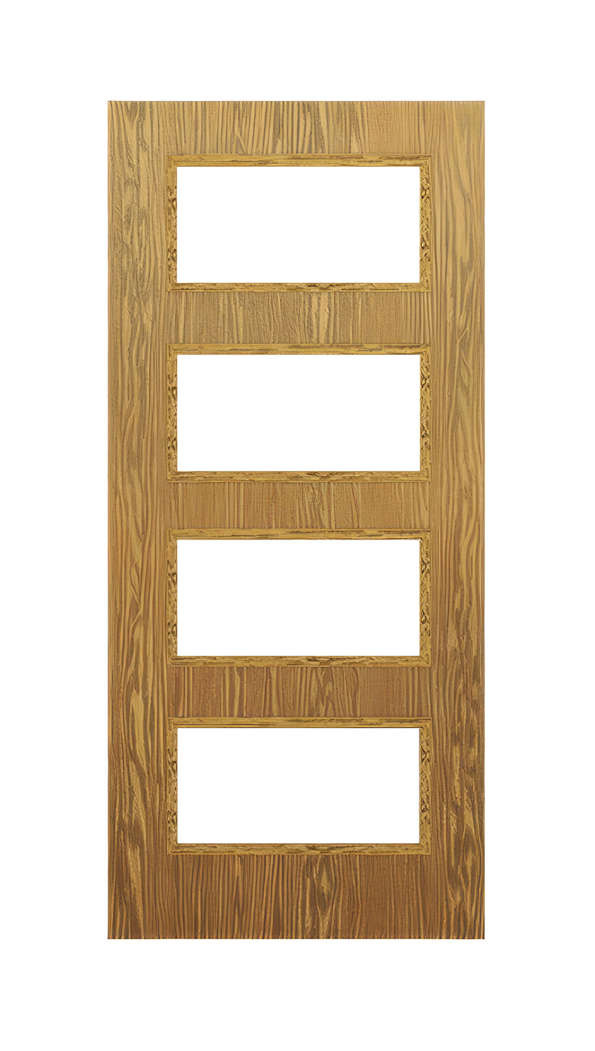 4-Lite Oak Grain