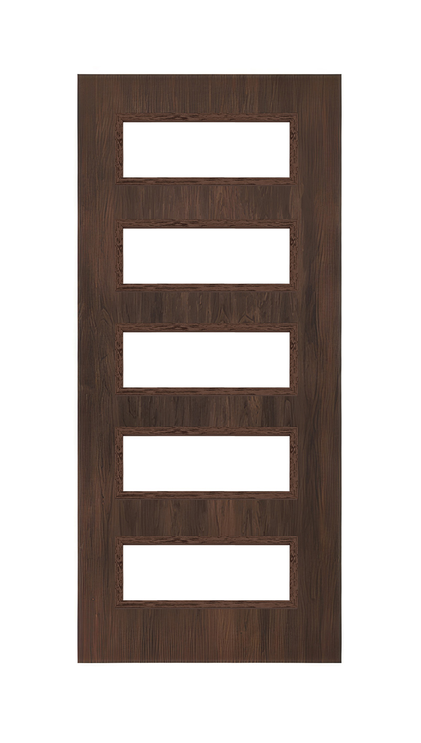 5-Lite Cherry Grain
